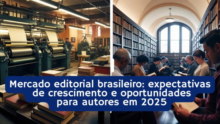 Mercado editorial brasileiro: expectativas de crescimento e oportunidades para autores em 2025