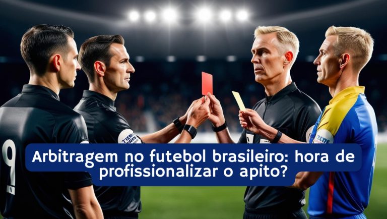 Arbitragem no futebol brasileiro: hora de profissionalizar o apito?
