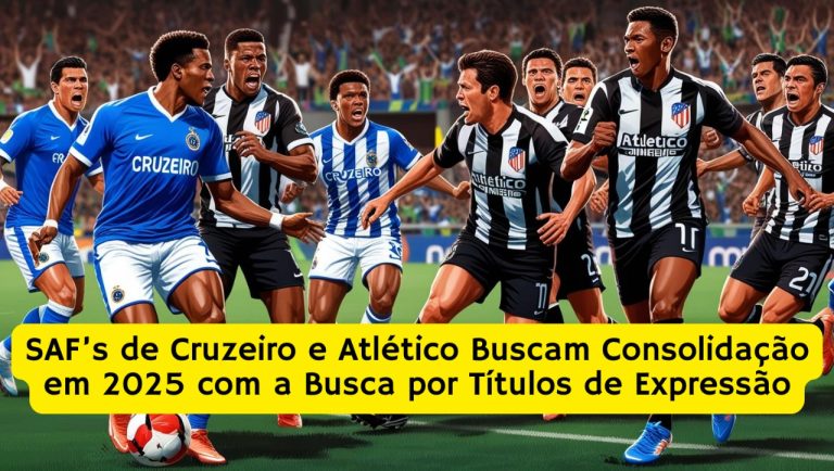 SAF’s de Cruzeiro e Atlético Buscam Consolidação em 2025 com a Busca por Títulos de Expressão