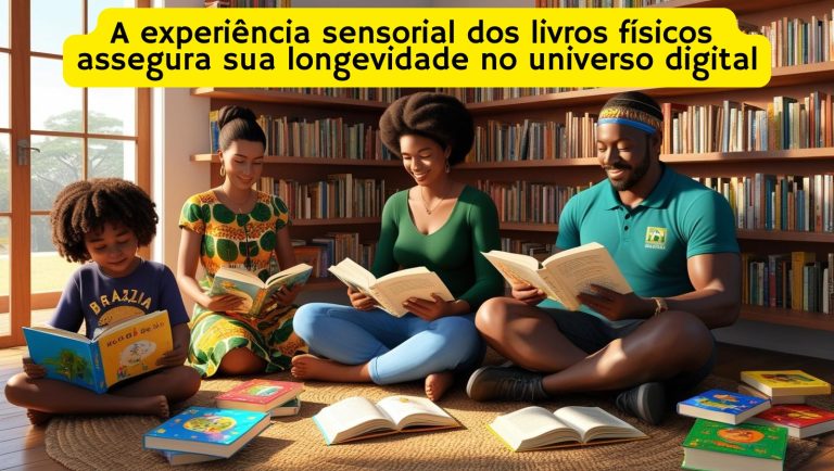 A experiência sensorial dos livros físicos assegura sua longevidade no universo digital