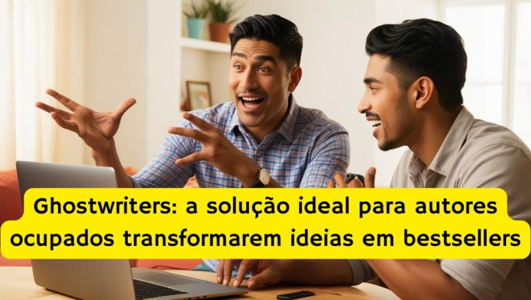 Ghostwriters: a solução ideal para autores ocupados transformarem ideias em bestsellers